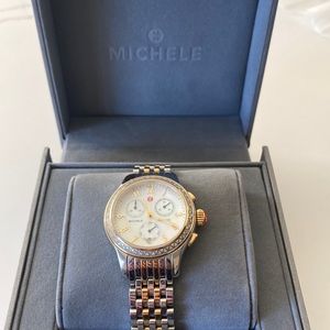 Michele Diamond Chronograph JW2 Jetway Watch